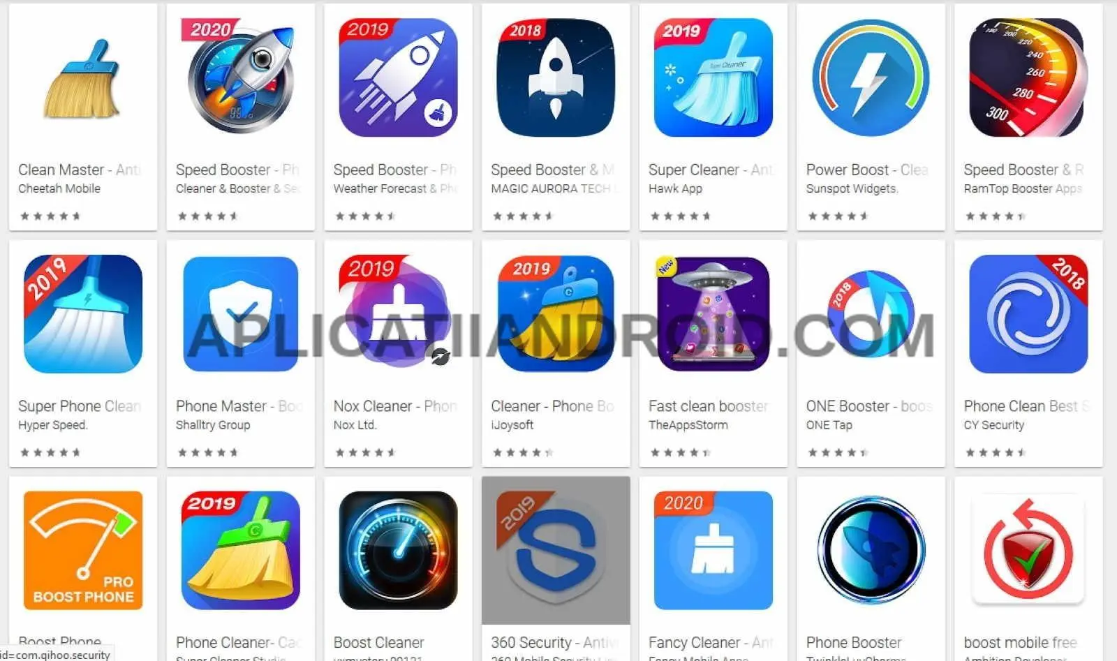 aplicatie de curatare optimizare telefon android