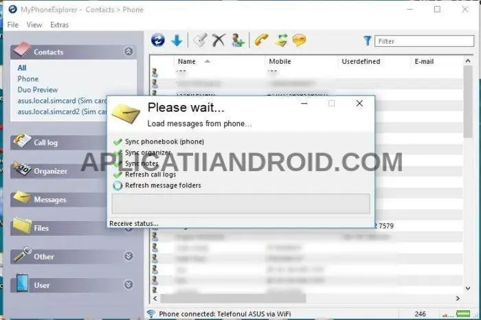 Tutorial de conectare telefon Android la PC Windows cu MyPhoneExplorer