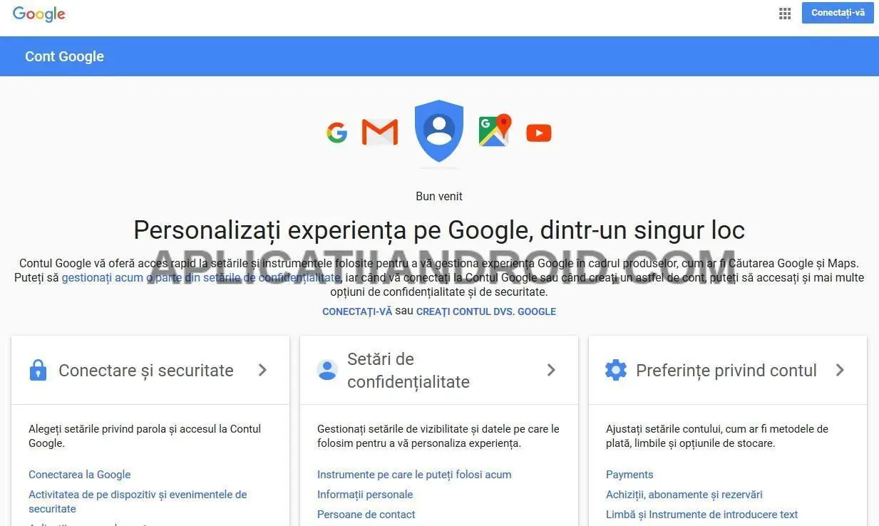 tutorial creare cont google nou
