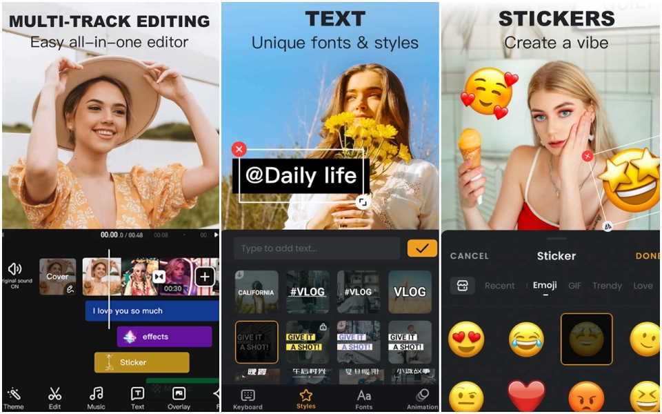 Aplicații de editat video gratis pe telefon Android