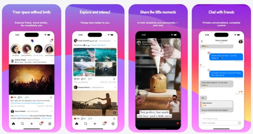 Aplicația Upscrolled alternativă TikTok